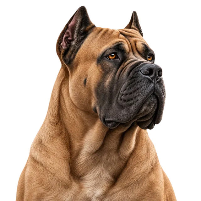Red Cane Corso portrait